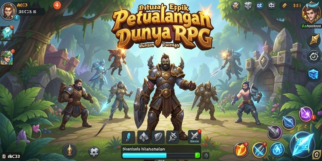 Gameplay RPG yang menantang dan mendalam dalam ABC33.