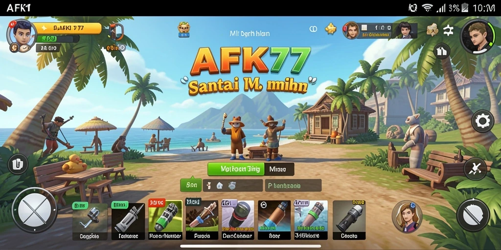 Screenshot gameplay AFK77 yang seru dan menghibur.