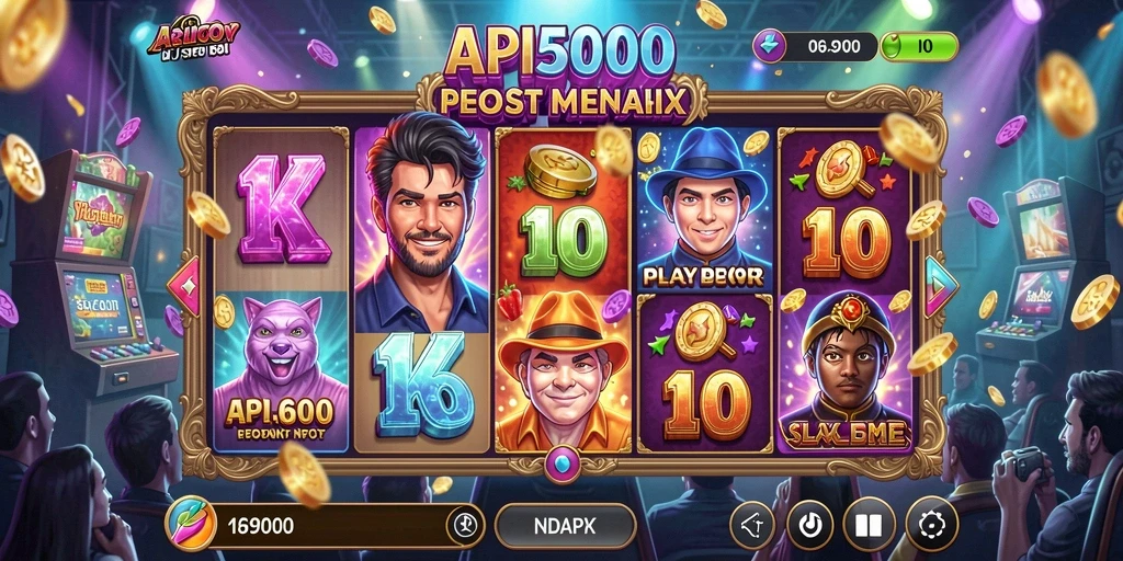 Tampilan menarik dari gameplay slot API5000 yang mendebarkan.
