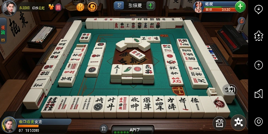 Screenshot game API77 menunjukkan gameplay seru dan menantang di Mahjong.