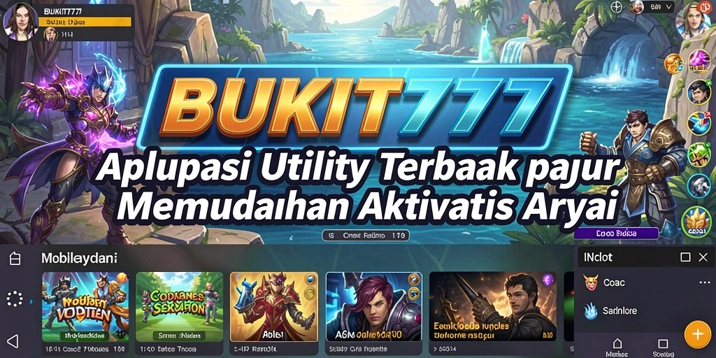 Tampilan antarmuka BUKIT777 yang intuitif dan memudahkan pengaturan.