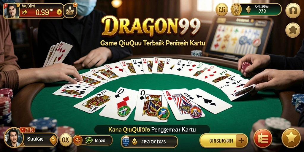 Tampilan menarik gameplay QiuQiu di DRAGON99.