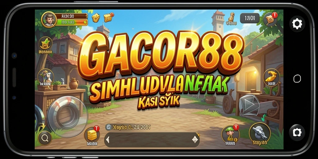 Screenshot gameplay GACOR88 menampilkan karakter dan lingkungan yang interaktif.