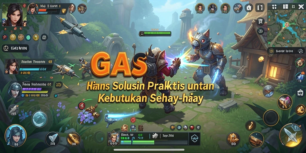 Tampilan screenshot utama GASWIN yang menunjukkan fitur Utility yang berguna.