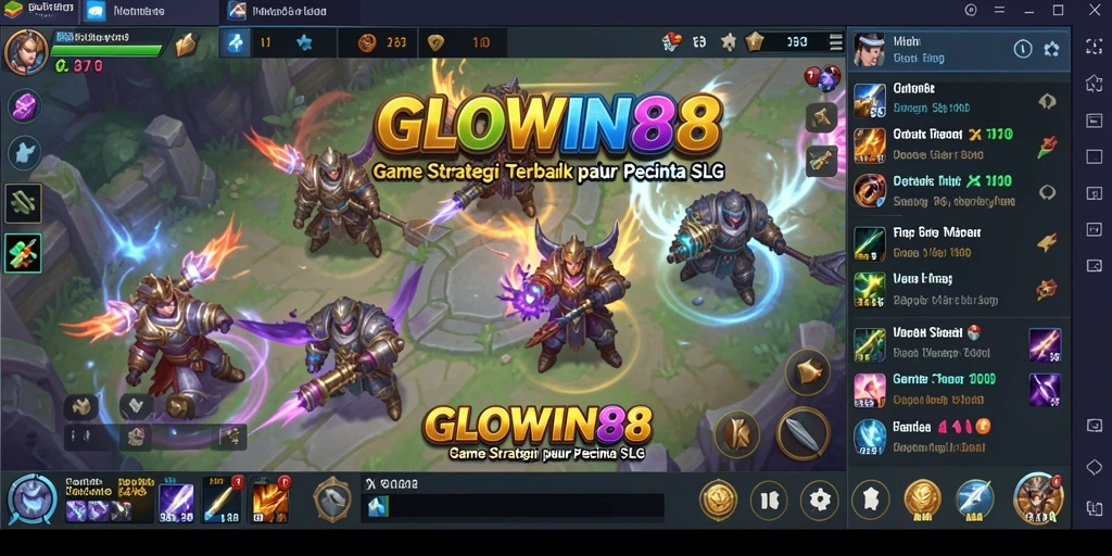 Tampilan gameplay GLOWIN88 yang menarik dengan strategi mendetail.