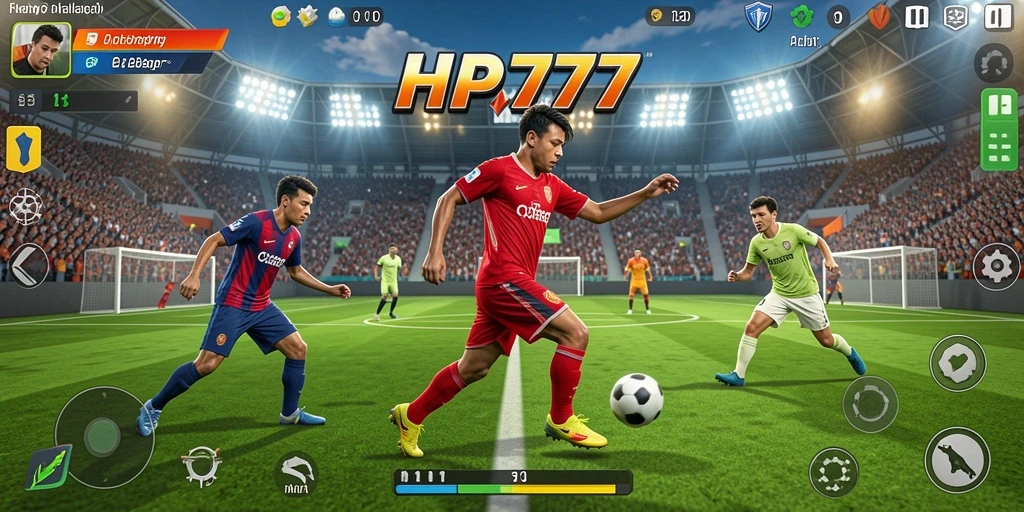 Tampilan gameplay menarik dari aplikasi olahraga HP777.