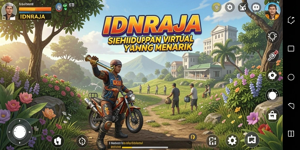 Tampilan gameplay dari <strong>IDNRAJA</strong> yang menarik dan interaktif.