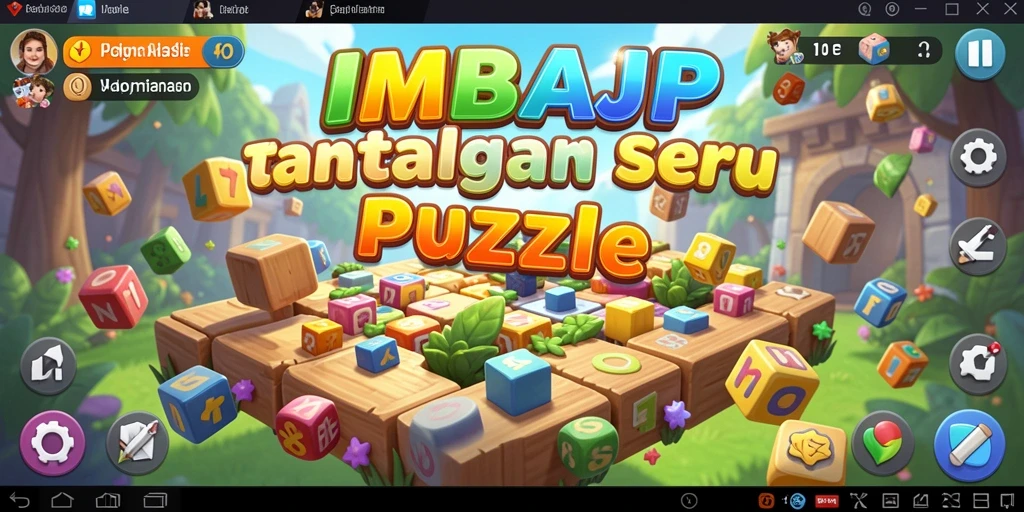 Screenshot gameplay seru dari IMBAJP dengan teka-teki menantang.