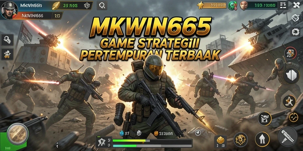 Gameplay menegangkan dalam pertempuran strategis MKWIN666.