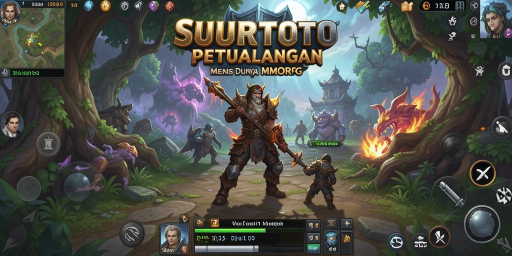 Screenshot gameplay SUBURTOTO yang menampilkan aksi pertarungan yang mendebarkan.