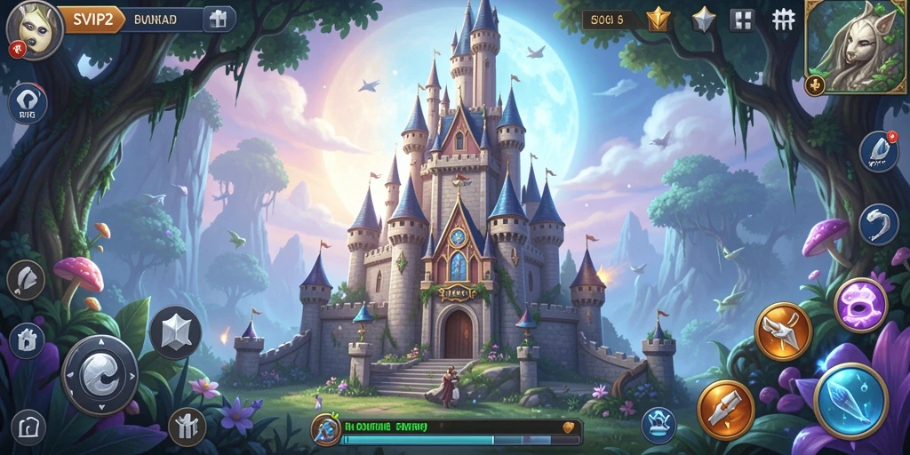 Tampilan screenshot gameplay menara pertahanan yang menarik di SVIP2.