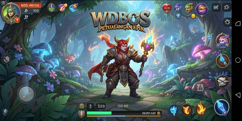 Tampilan menarik gameplay RPG WDBOS yang mendebarkan.